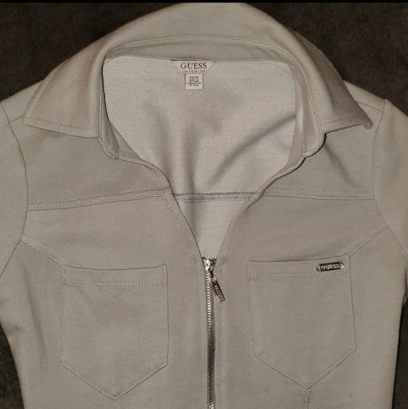 NWOT Guess Shirtdress Lynn Gray XS - Picture 5 of 6